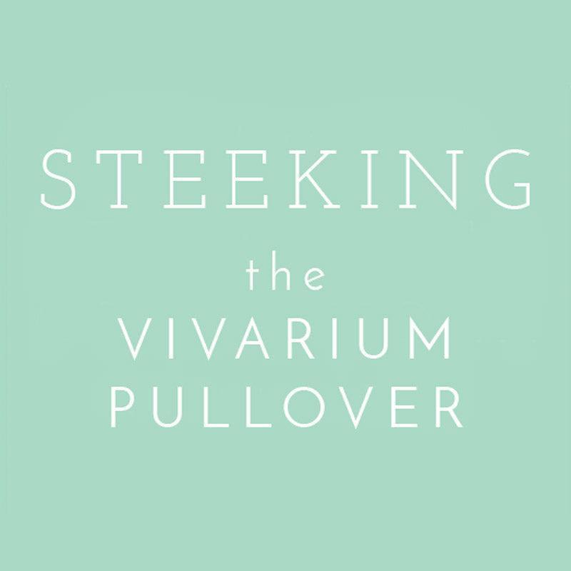 Steeking the Vivarium Pullover