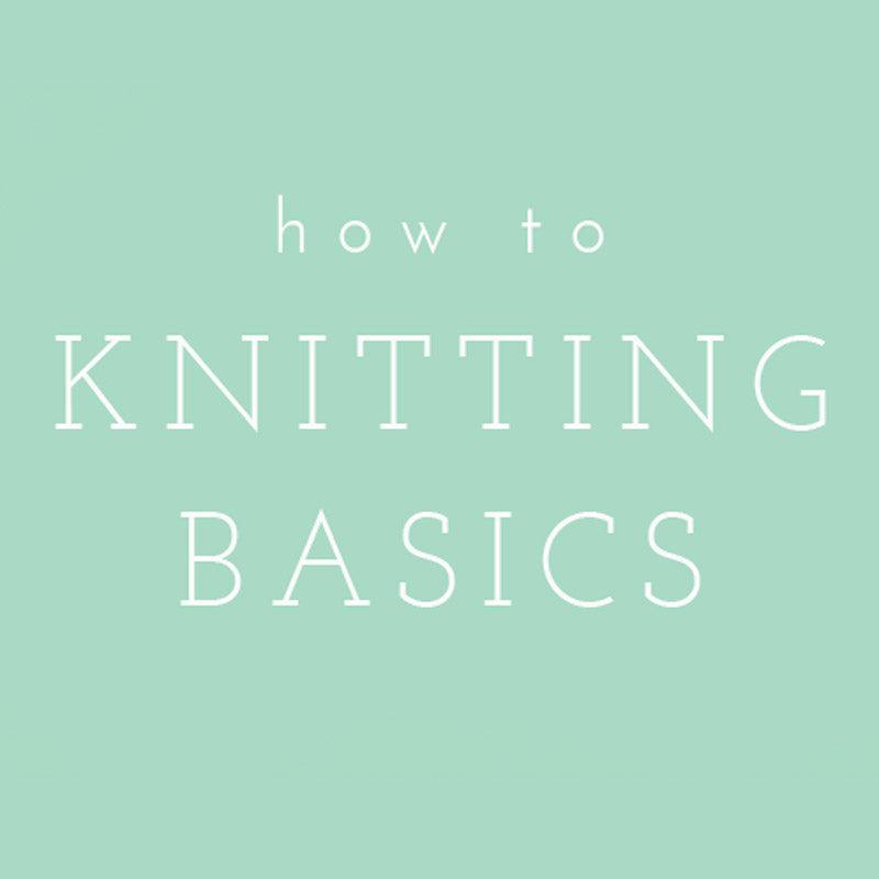 Video Tutorial: Knitting Basics