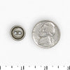 Dill Buttons Antique Tin 2 Hole Button 11mm 15mm - Antique Tin 2 Hole Button 11mm 15mm - undefined Fancy Tiger Crafts Co-op