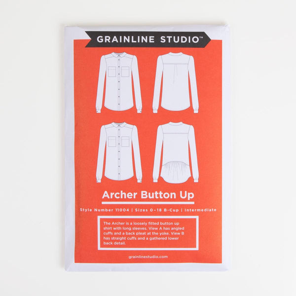 Grainline Studio Archer Button Up Shirt - Archer Button Up Shirt - undefined Fancy Tiger Crafts Co-op
