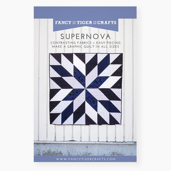 Fancy Tiger Crafts Supernova Quilt Pattern - Supernova Quilt Pattern - undefined Fancy Tiger Crafts Co-op