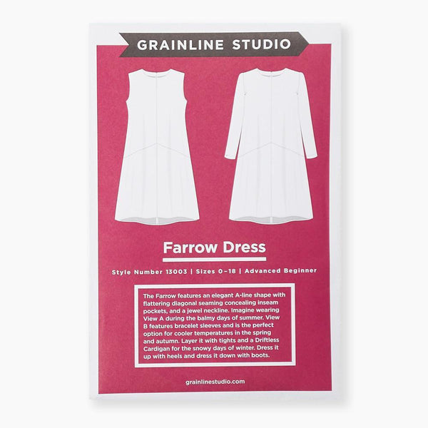 Grainline Studio Farrow Dress Pattern - Farrow Dress Pattern - undefined Fancy Tiger Crafts Co-op