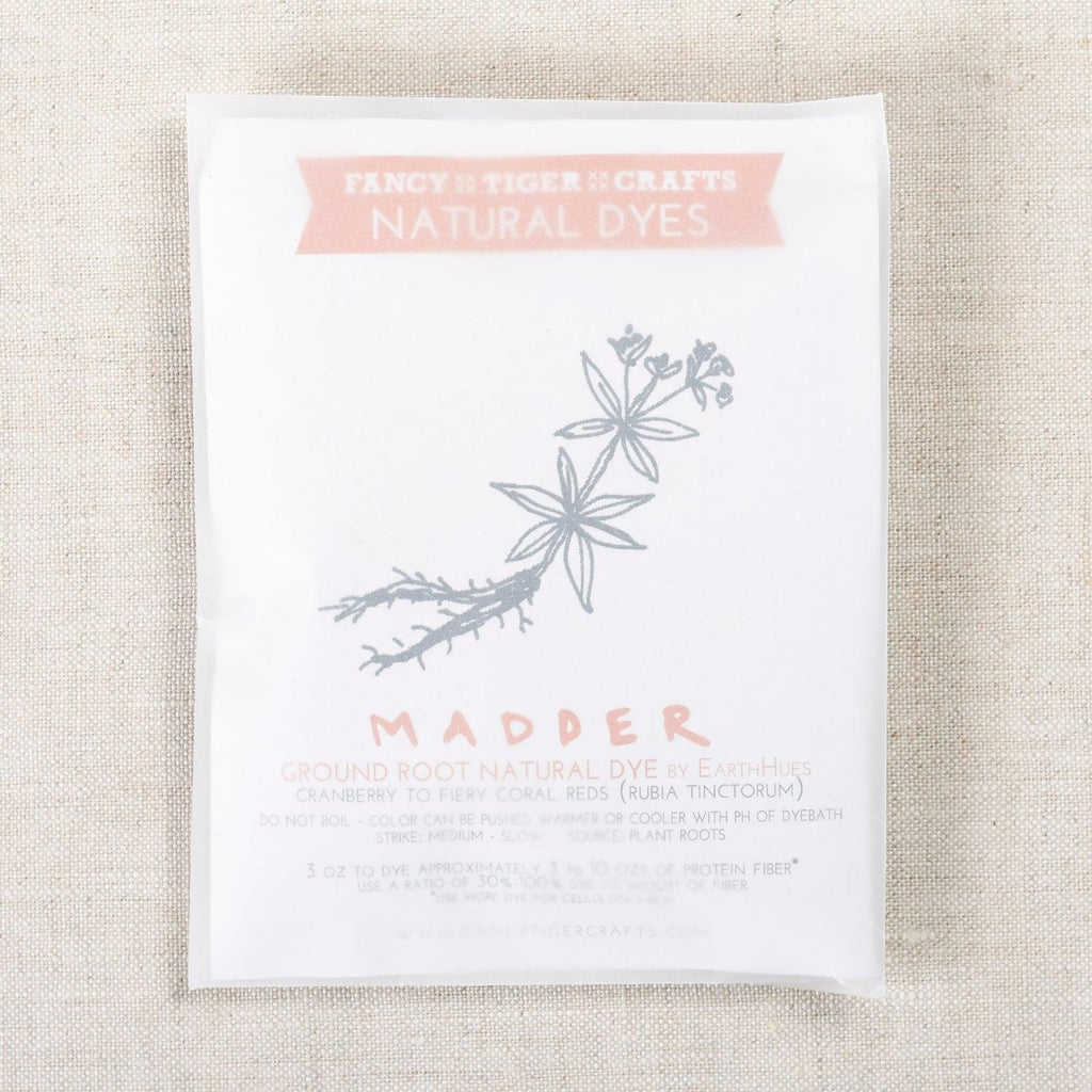 Earthues Madder Root 3 oz - Madder Root 3 oz - undefined Fancy Tiger Crafts Co-op