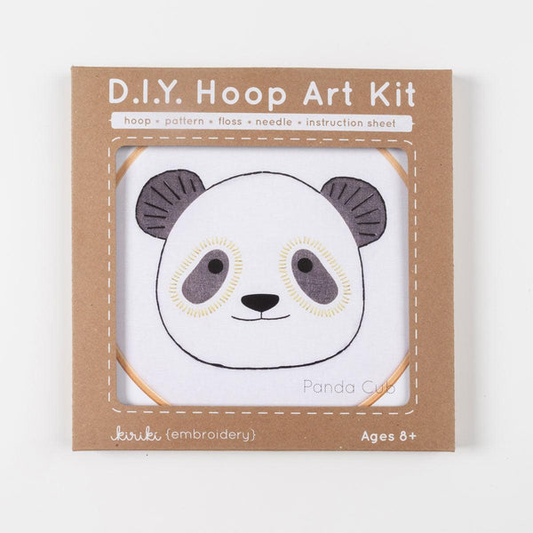 Kiriki Press Panda Hoop Art Kit - Panda Hoop Art Kit - undefined Fancy Tiger Crafts Co-op