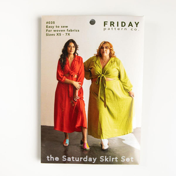 Friday Pattern Co Saturday Skirt Set Pattern - Saturday Skirt Set Pattern - undefined Fancy Tiger Crafts Co-op
